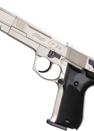 Пистолет пневматический Walther CP88 Competition nickel 4.5 мм...