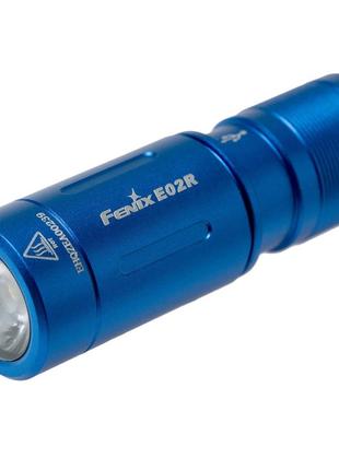 Фонарик Fenix E02R BLUE