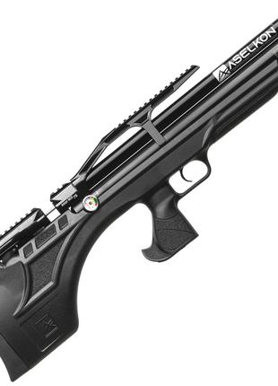 Пневматическая винтовка PCP Aselkon MX7-S Black кал. 4.5