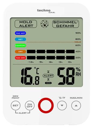 Термогігрометр Technoline WS9422 White (WS9422)