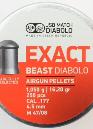 Пули пневматические JSB Diabolo Exact Beast 4.52 мм , 1.05 гр....