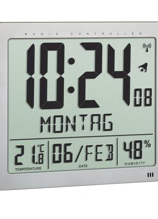 Радіокерований настінний годинник з кімнатним кліматом TFA 604516