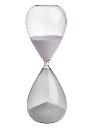 Песочные часы TFA 15 минут 1860090240 стекло серо-розовое 190 мм