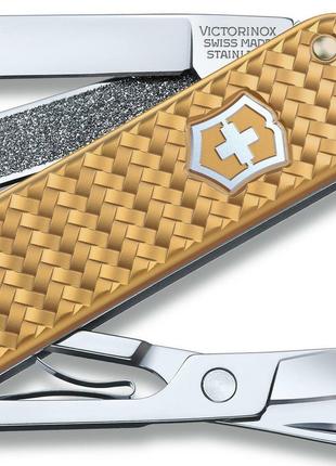 Мультитул нож Victorinox Classic SD Precious Alox Brass Gold 0...