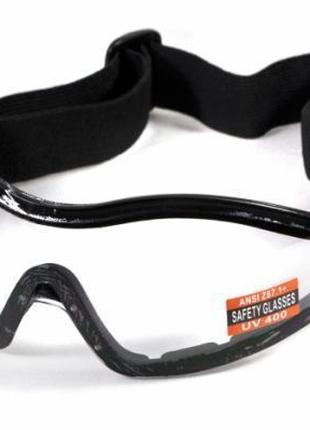 Защитные очки с уплотнителем Global Vision Z-33 (clear) прозра...