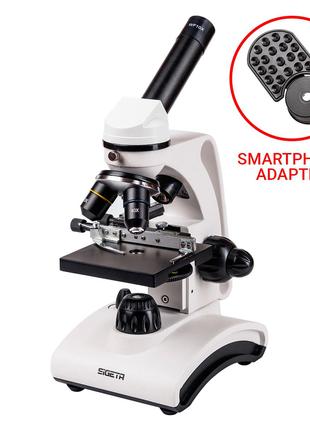Микроскоп SIGETA BIONIC 40x-640x ( + смартфон-адаптер)