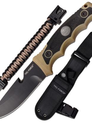 Нож для выживания Tac-Force TF-FIX005TN Coyote Tan