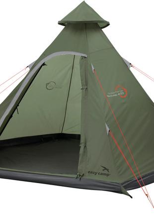 Палатка четыре местная Easy Camp Bolide 400 Rustic Green (120405)
