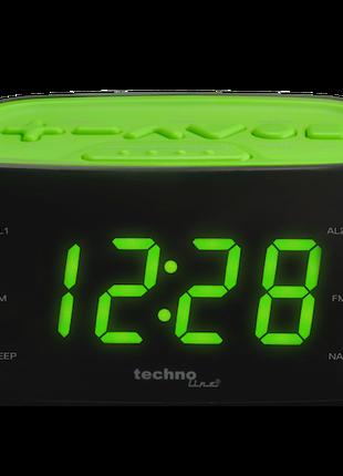 Електронний годинник з радіо Technoline WT465 Black/Green (WT4...