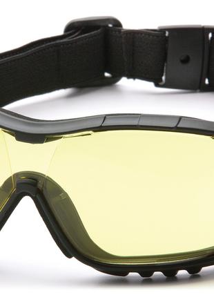 Защитные очки Pyramex V3G (amber) Anti-Fog, жёлтые