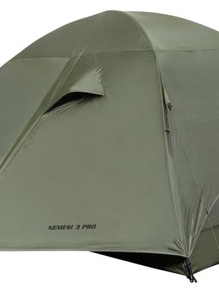 Палатка трехместная Ferrino Nemesi 3 Pro Olive Green (91213MOOFR)