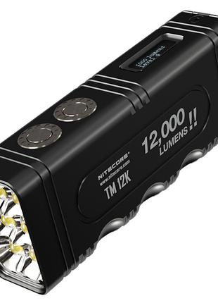 Фонарь Nitecore TM12K с OLED дисплеем (6xCree XHP50 HD, 12000 ...