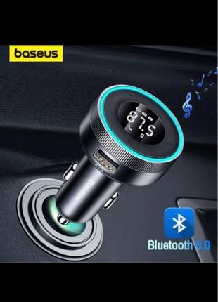 FM-трансмітер модулятор Baseus з підтримкою bluetooth та usb 5.0