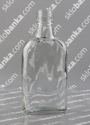 56 шт Бутылка стеклянная 0,2 л фляга упаковка
