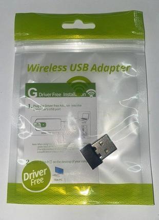 Беспроводной Mini USB адаптер Wi-Fi 6 AX286 (2,4 ГГц,)