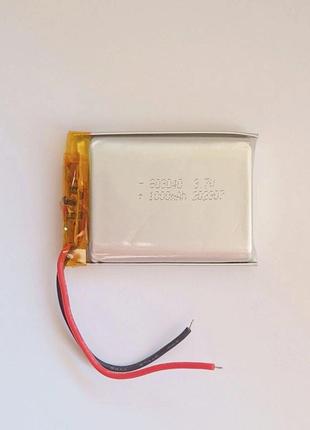 Аккумулятор литий-полимерный 803040 3,7V 1000 mAh (8*30*42 мм)