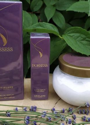 Парфюмерный набор Possess Oriflame духи 50мл, крем для тела 25...