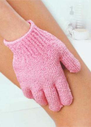 🔥 мочалка перчатка для пилинга ling feng body scrubber glove а...