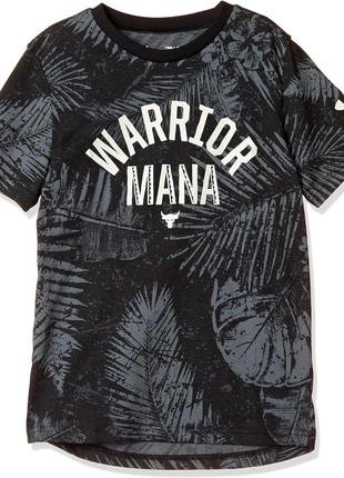 Футболка under armour project rock aloha warrior mana для маль...