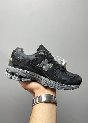 Кроссовки new balance 2002r black dark