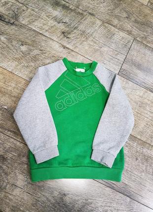 Свитшот, свитер, кофта утепленная, adidas, р. 104, 4 года