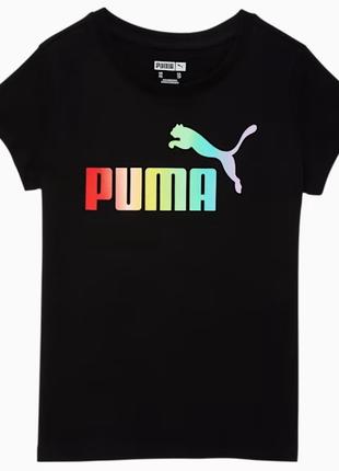 Черная футболка с логотипом Puma Размер XL15-16 лет Рост 164-1...