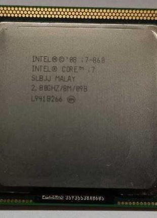 Процессор Intel Core i7-860 s1156 (2.8GHz/8MB/5GT/s,Soket 1156...