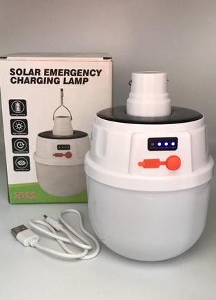 Кемпинговый фонарь Solar Emergency Charging lamp / Подвесная л...