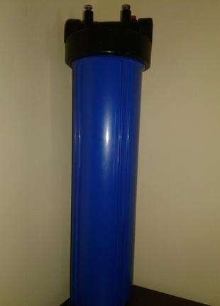Блакитний натрубний корпус фільтра, типу “BigBlue” 1”