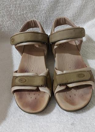 Босоножки сандали clarks 37p кожа