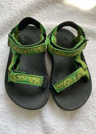 Босоножки сандали teva 25p зеленые