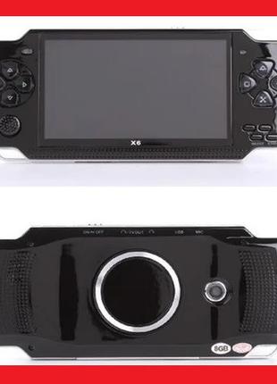 Игровая Приставка консоль PSP X6 4.3" MP5 8Gb