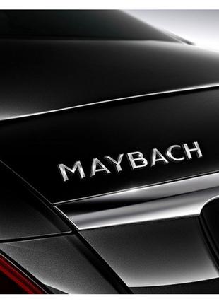 Наклейка вінілова Maybach в кольорі Хром