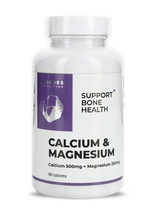 Витамины кальций с магнием Calcium & Magnesium (90 tabs), prog...