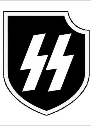 Шеврон Ваффен СС Waffen SS Зиг руны Флаг отряда охраны Шевроны...