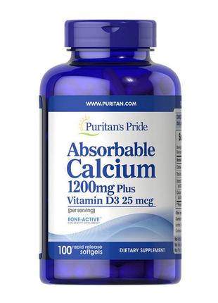 Кальций плюс витамин D3 Absorbable Calcium 1200 mg Plus Vitami...
