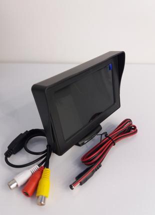Дисплей (автомобильный монитор) LCD 4.3 для двух камер