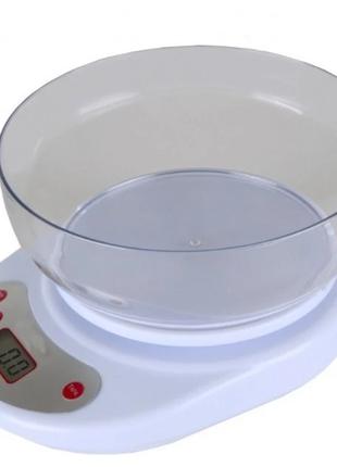 Весы кухонные с чашей A-PLUS до 5 кг +\- 1 г