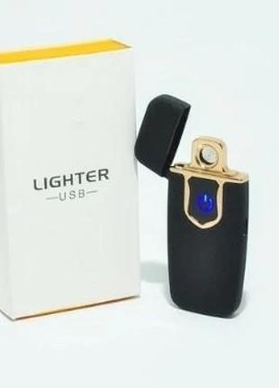 Зажигалка подарочная электрическая Lighter 712 спиральная USB