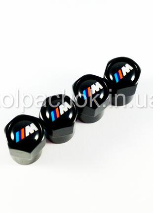 Колпачки на ниппеля BMW M черные