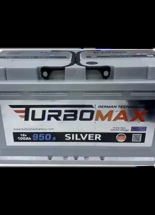 Аккумулятор TURBOMAX SILVER 100ah (правый +) (950A)
