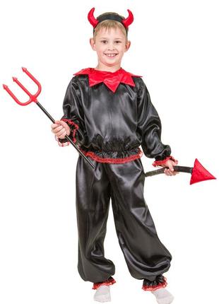 Детский карнавальный костюм чертенок n 1 для мальчиков для 5-8...