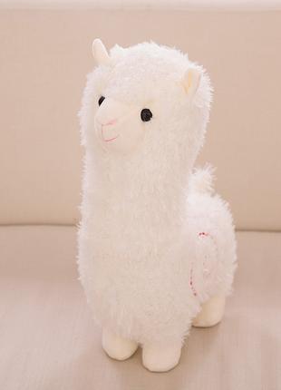 Плюшевая игрушка альпака RESTEQ 25 см. Мягкая игрушка альпака