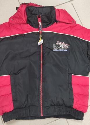 Зимняя куртка с капюшоном baseball rro player red barons