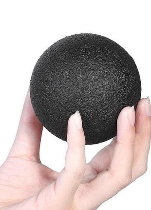 Массажный мячик EasyFit EPP 12 см Черный