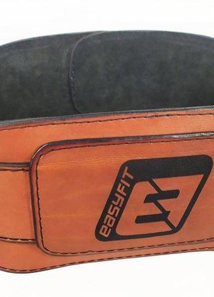 Пояс атлетичний EasyFit Training Belt (коричневий) 2XL