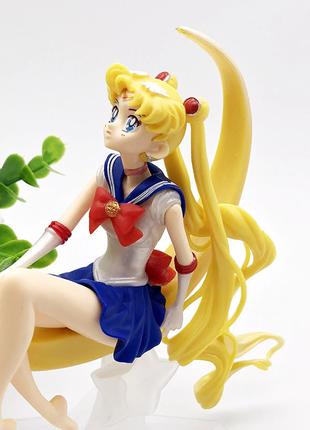 Аниме фигурка Sailor Moon на Луне RESTEQ. Статуэтка Сейлор Мун...