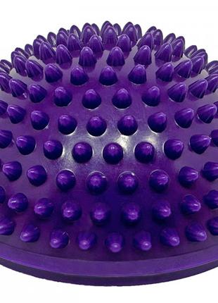 Напівсфера масажна кіндербол EasyFit 16 см м'яка фіолетова