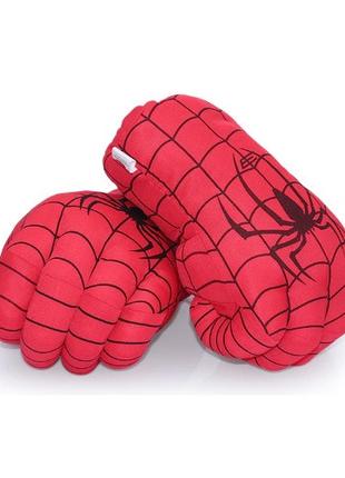 Огромные мягкие перчатки в виде кулаков Человека Паука. Детски...