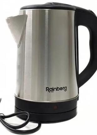 Электрический чайник металлический Rainberg RB-807 2200 Вт 2 л...